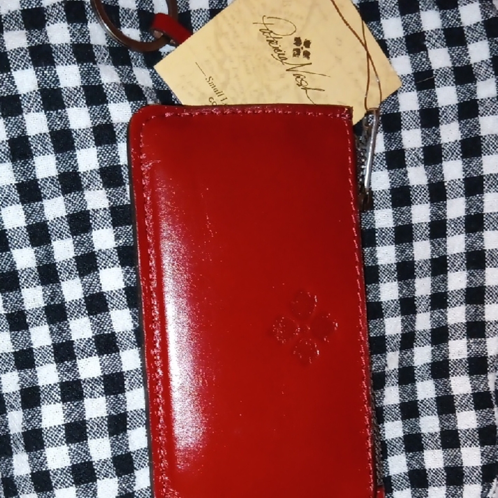 Patricia Nash Red Leather Wallet